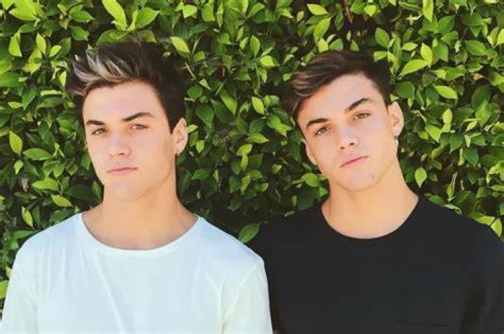 Grayson Dolan with Ethan Dolan