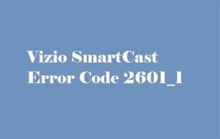 Understanding Vizio Smartcast Error Code 2902_1